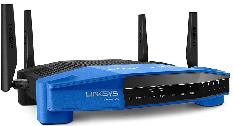 Linksys WRT1900ACS-EU Routeur Wi-Fi AC1900 MU-MIMO Open source Double bande