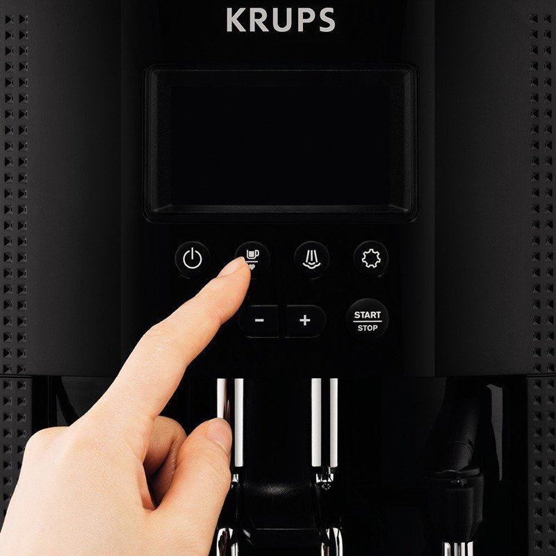 Krups YY8135FD Machine à Café Automatique avec Broyeur à Grains Essential Ecran LCD