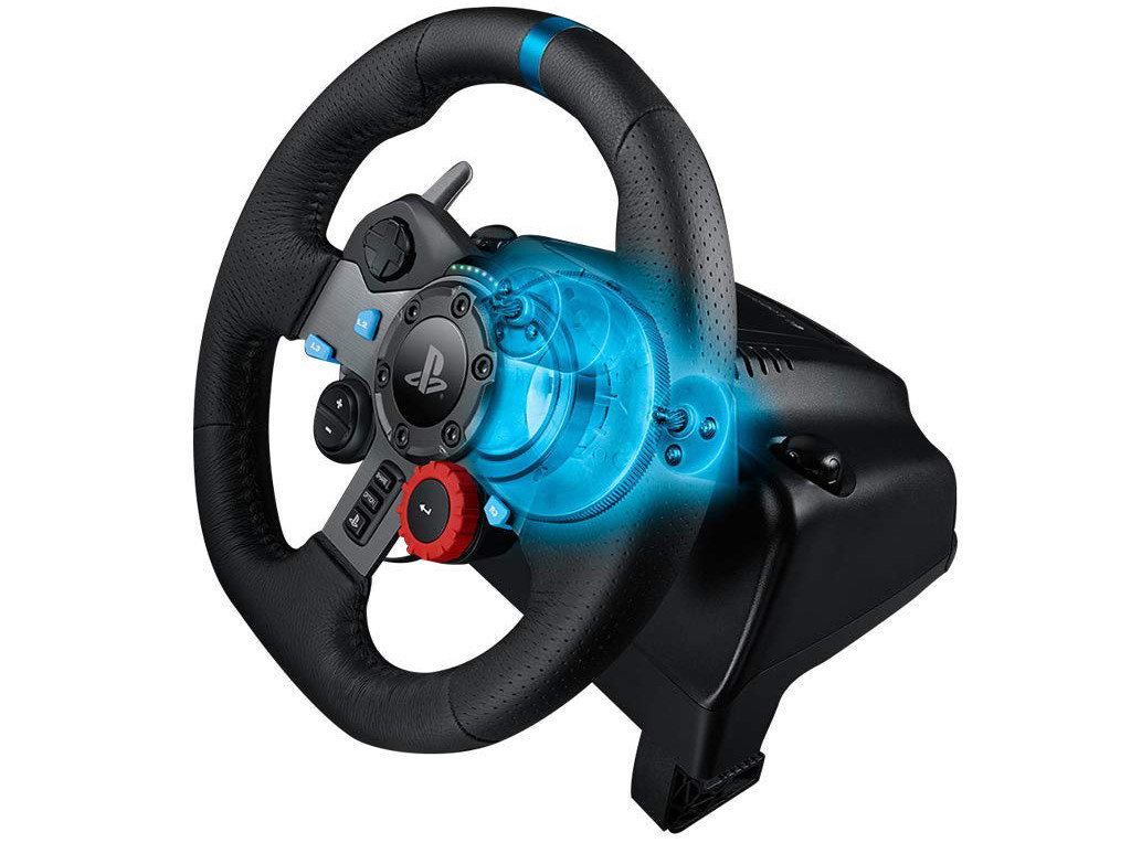 Volant de course Logitech Driving Force G29 pour PS4, PS3 et PC avec Pédales