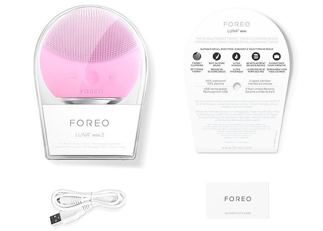 FOREO LUNA mini 2 Brosse visage en silicone doux package
