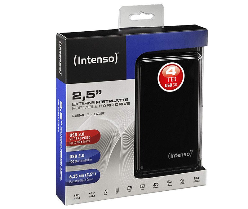 Intenso 6021512 Disque Dur Externe 4 to