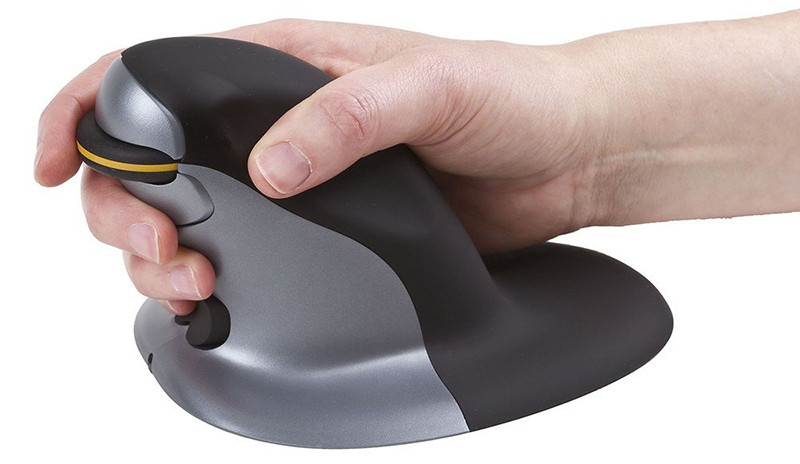 Posturite - Souris Penguin Ambidextrous Vertical Mouse Souris USB Optique 1200 DPI
