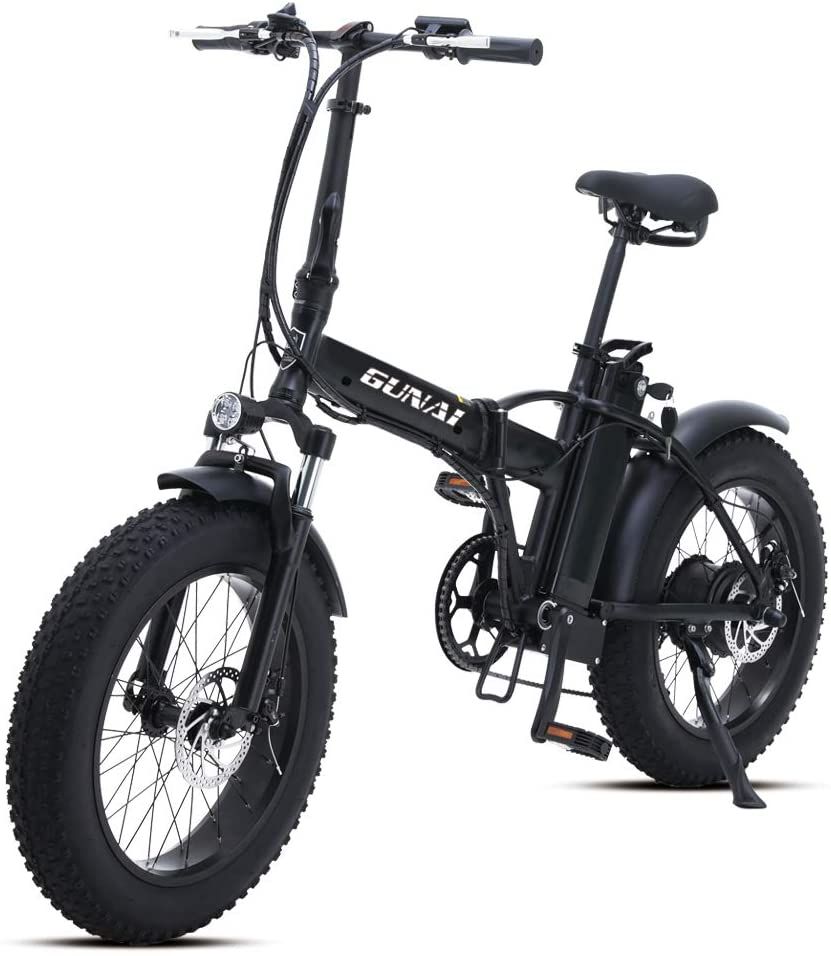 GUNAI Vélo électrique Fat Bike 500W-48V-15Ah Li-Batterie 20