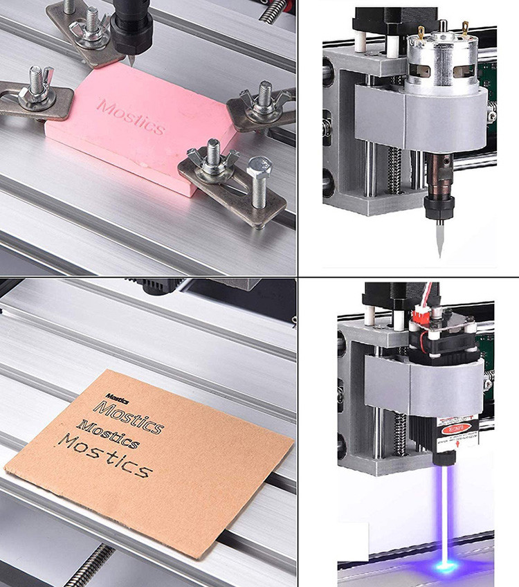 Test et Avis Machine CNC TOPQSC 2-in-1 CNC 3018 Pro Machine de Gravure Laser