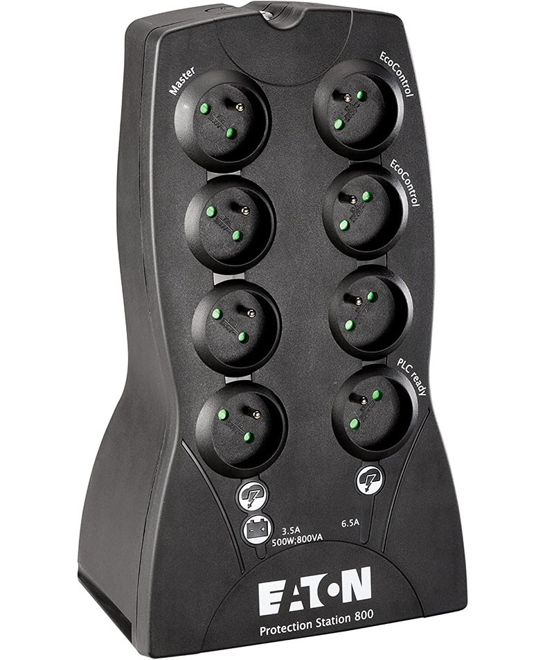 Test Eaton (MGE) 61081 Protection Station 800 Onduleur à économie d'énergie USB FR