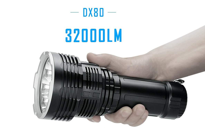 Test Torche IMALENT DX80 32000 Lumens CREE XHP70 LED de 2ème génération