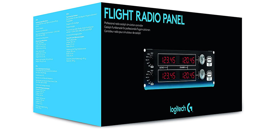 Logitech G Saitek Pro Flight Radio Panel Contrôleur Radio