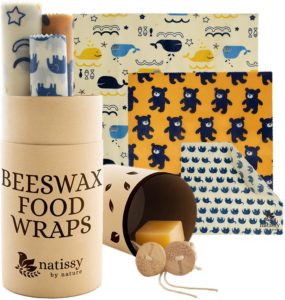 Test - Natissy Emballage Alimentaire Réutilisable de Cire d’abeille