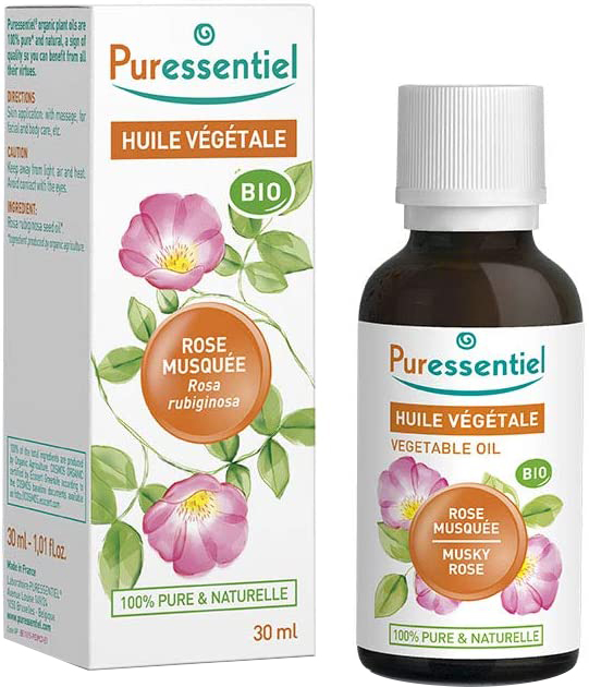 Test - Puressentiel – Huile Végétale Rose Musquée – Bio – 100% pure et naturelle