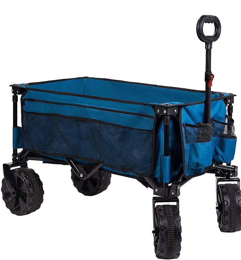 Test - Timber Ridge Chariot de Plage Pliable Remorque Transport Jardin