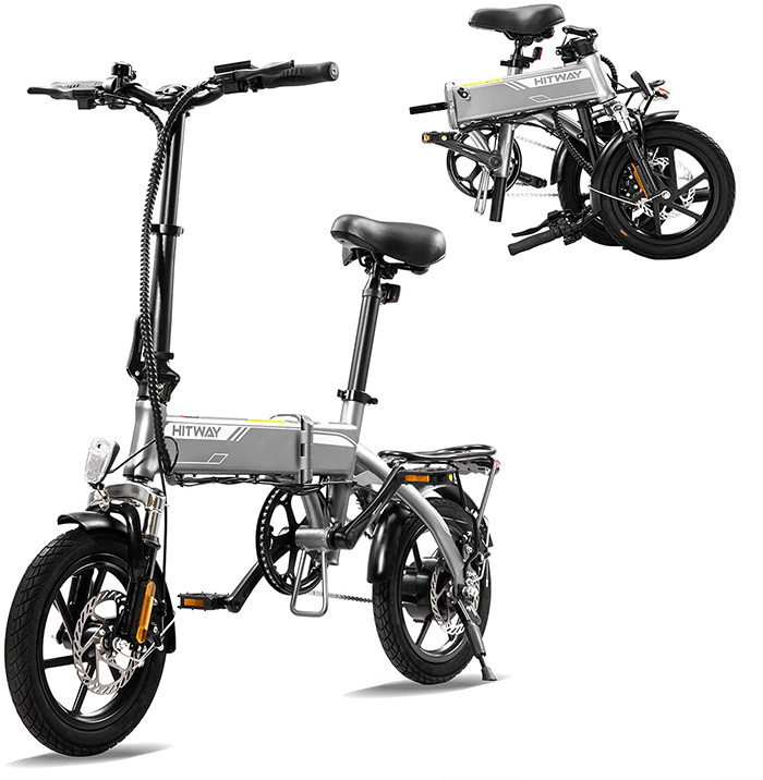 avis HITWAY Vélo électrique E-Bike Vélo Pliant en Aluminium aérospatial Batterie 7,5Ah Moteur 250 W