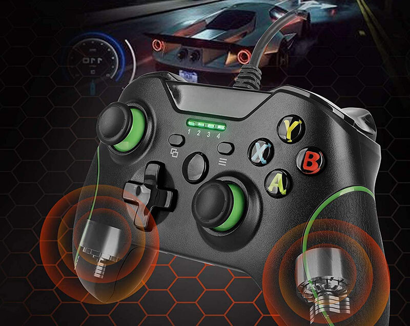 avis Manette pour Xbox One Manette Filaire Contrôleur Double Vibration