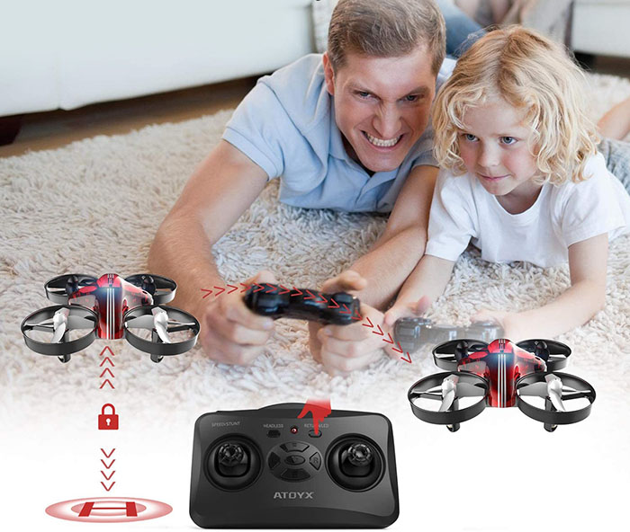 avis ATOYX Drone Enfant Jouets d'intérieur Hélicoptère Télécommandé Quadcopter