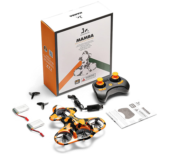 avis SainSmart Jr. Mini Drone pour Enfant, Télécommandé Quadcopter avec 2 Batteries
