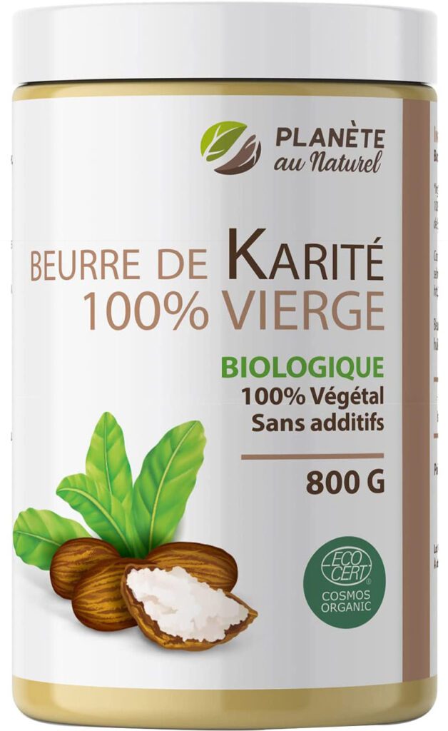 Test Beurre de Karité 800 g – Biologique – 100% vierge – 100% végétal