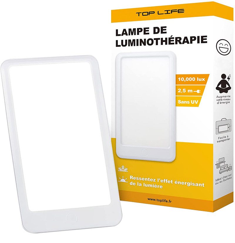 test Lampe de Luminothérapie 10000 Lux TOP Life