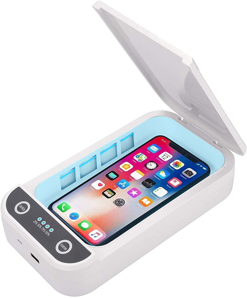 test Stérilisateur UV Desinfection pour Téléphone Portable