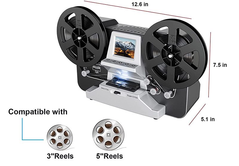 test et avis Mersoco Scanner de pellicule pour Films 8 mm et Super 8