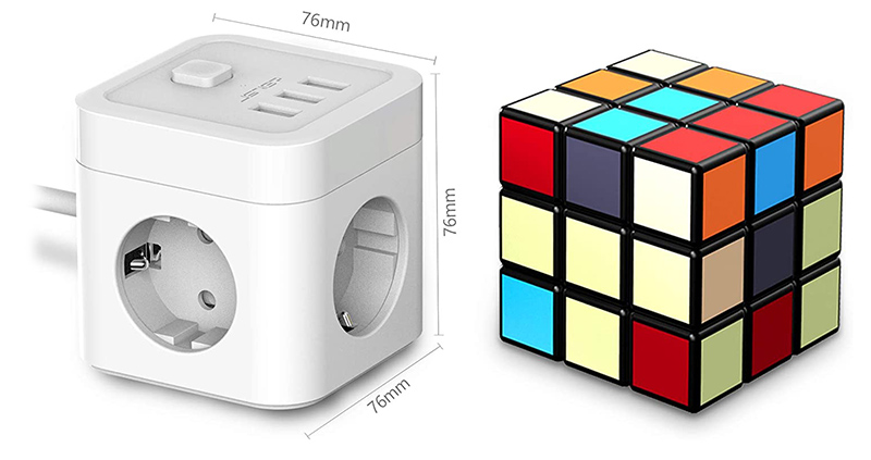 Test COMPLET du Bloc Multiprise JSVER Multiprise Cube USB