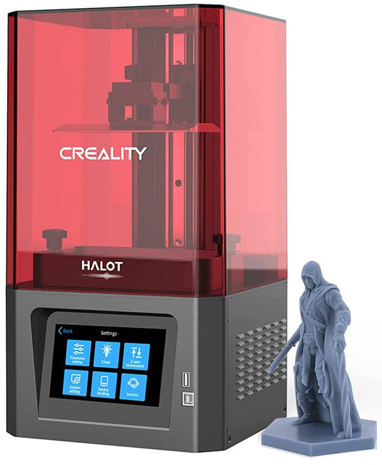 Test Creality Halot One UV Light Curing SLA LCD Resin