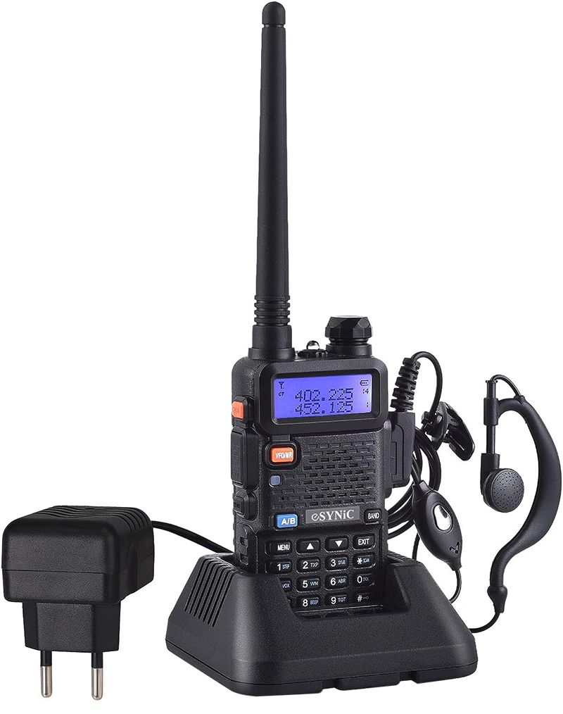 avis eSynic Walkie Talkie Professionnel UV-5R Dual Band VHF