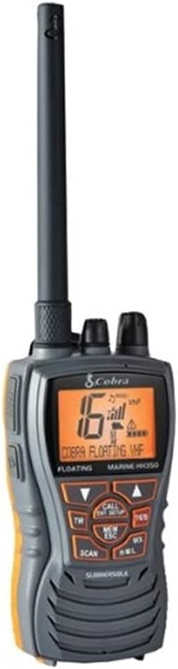 test COBRA NE-098 MRHH 350 FLT EU-VHF PORTATIL Unisex-Adult, Naranja, Standard
