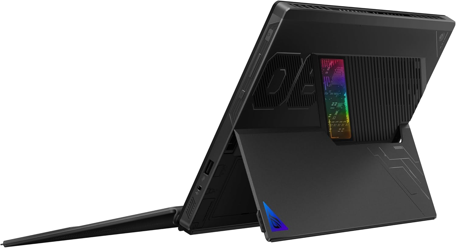 Vue arrière de la tablette de gaming par Asus