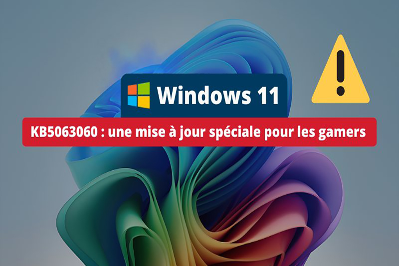 KB5063060 une mise à jour critique pour réparer Windows