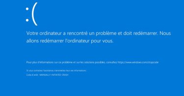 Microsoft transforme le traditionnel écran bleu de la mort