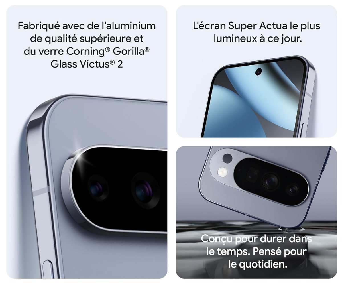 Découvrez la gamme Google Pixel 10 2025 - Design et construction évolution en douceur