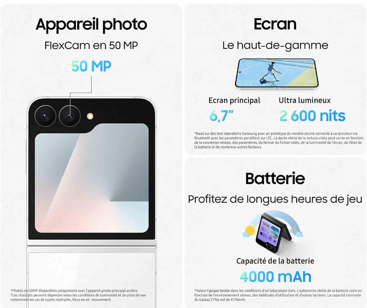 Test et Avis sur le Samsung Galaxy Z Flip 7 FE - Photo et vidéo La reproduction à l'identique