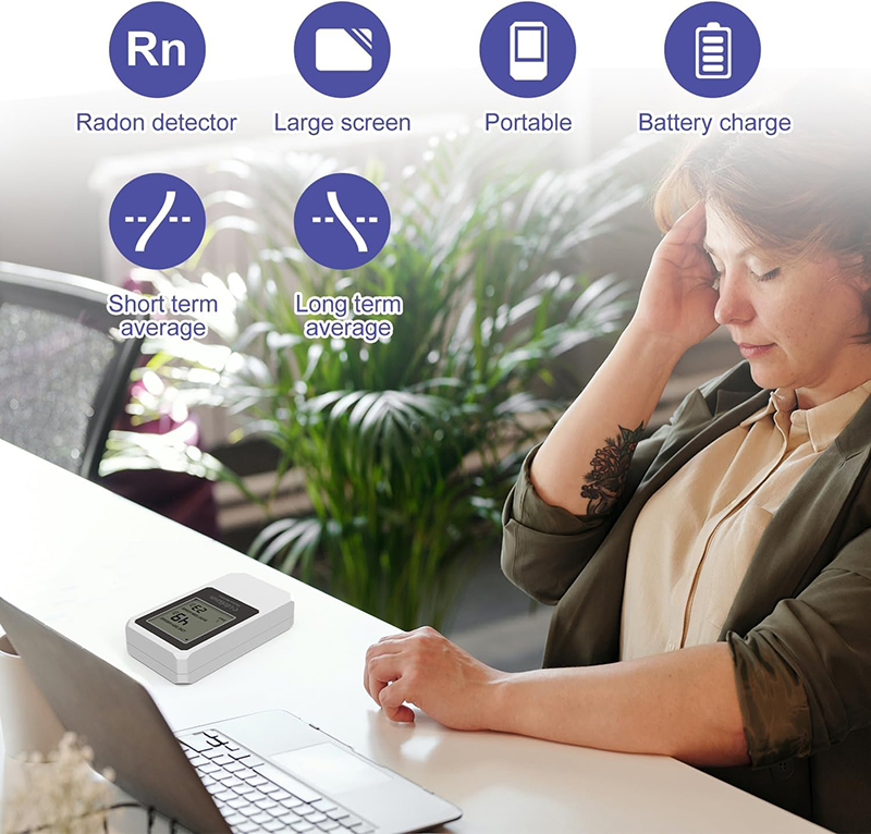 Details LifeBasis Détecteur de Radon Test Complet et Avis 2025