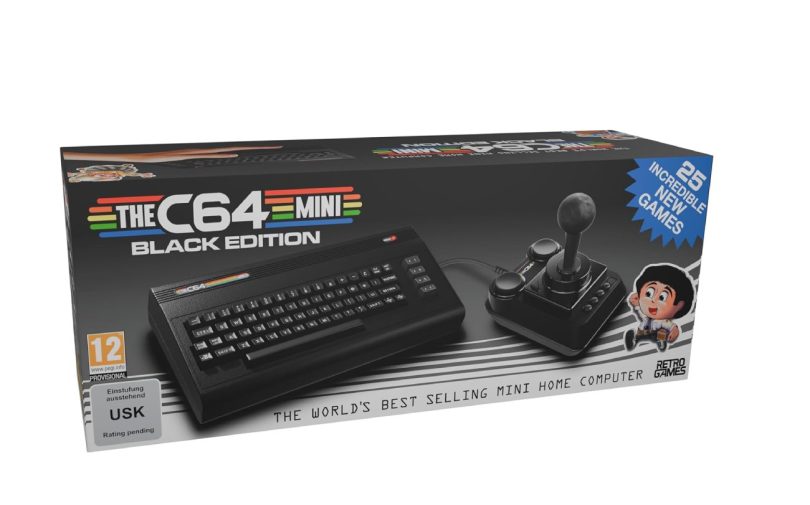 Le C64 Mini revient en Black Edition avec 25 jeux modernes inclus