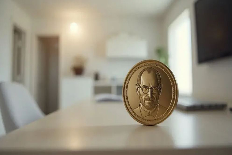 Steve Jobs figurerait sur une pièce commémorative de 1 dollar