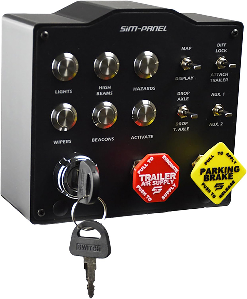 Test complet du SIM-PANEL HTHTE Button Box Le panneau de contrôle - ultime pour simulateurs de camions