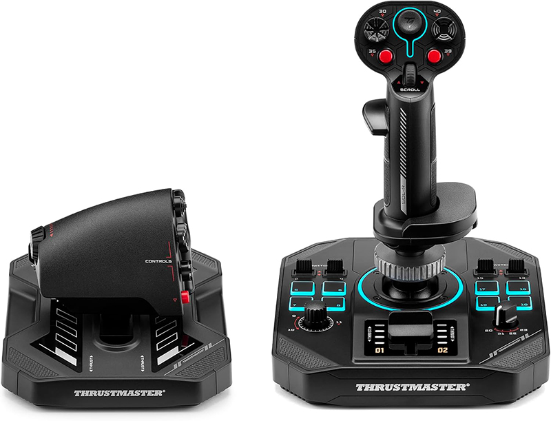 Avant Test complet du Thrustmaster Sol-R 4 HOTAS - Joystick et Manette des Gaz avec Technologie H.E.A.R.T 16-bit