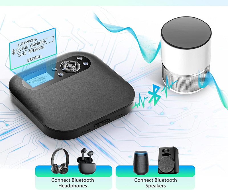 Test complet du Lecteur CD - Portable Desobry avec Bluetooth 5.1 et Batterie Rechargeable 2000mAh