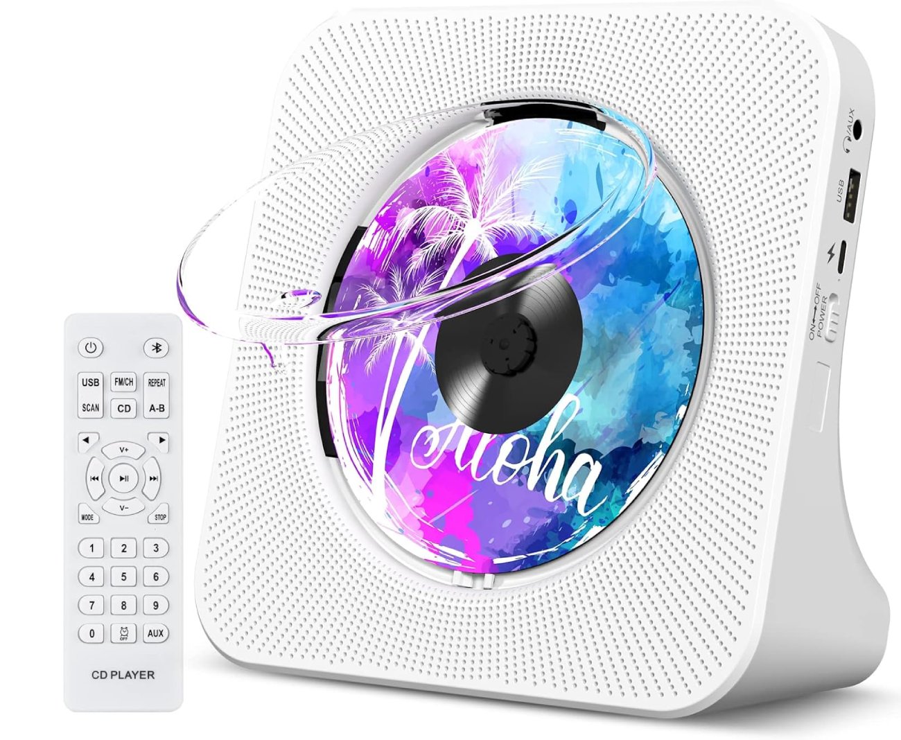 MON Test COMPLET du Gueray Lecteur CD Portable Mural