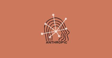 Logo d'Anthropic représentant une tête humaine stylisée avec des connexions neuronales en réseau, sur un fond terracotta, illustrant les enjeux de sécurité liés au modèle Claude Mythos.
