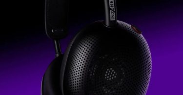 Casque Sony InZone H6 Air noir avec design open-back perforé et logo InZone sur l'arceau