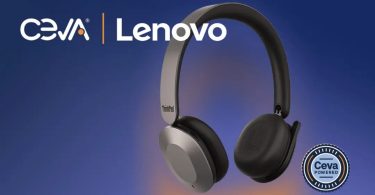 Casque Lenovo ThinkPad Dual-Mode Wireless ANC Foldable Headset 8550 Aura Edition équipé de l'audio spatial Ceva RealSpace et du tuning Sound by Bose pour le télétravail.