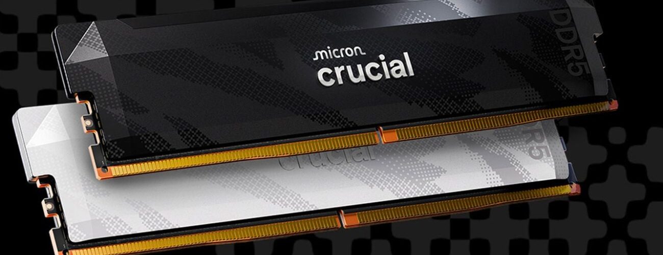 Deux barrettes de mémoire vive DDR5 pour PC de bureau, noire et blanche, dont le prix augmente avec la pénurie de DRAM annoncée par TrendForce pour 2027