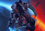 Illustration officielle de Mass Effect Édition Légendaire avec Liara, Garrus et l'équipage du Normandy, saga culte de BioWare, studio fermé par Electronic Arts
