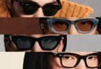 Montage de quatre visages portant des lunettes connectées Ray-Ban Meta de différentes formes, solaires et optiques, issu du visuel officiel de Meta pour sa gamme 2026