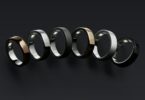 Les bagues connectées Oura Ring 5 dans leurs six finitions, compatibles avec les nouvelles mesures Cardio Effort et VO2 max automatique d'Oura