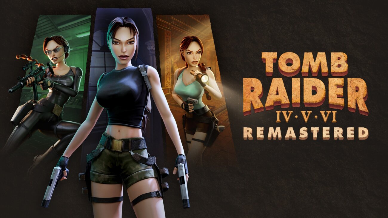 Illustration officielle de Tomb Raider IV-VI Remastered avec Lara Croft, compilation offerte aux abonnés PS Plus en novembre 2026